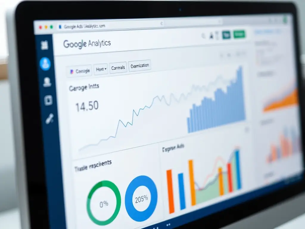 Detailed view of the Google Marketing Platform dashboard showcasing analytics and ad management tools.