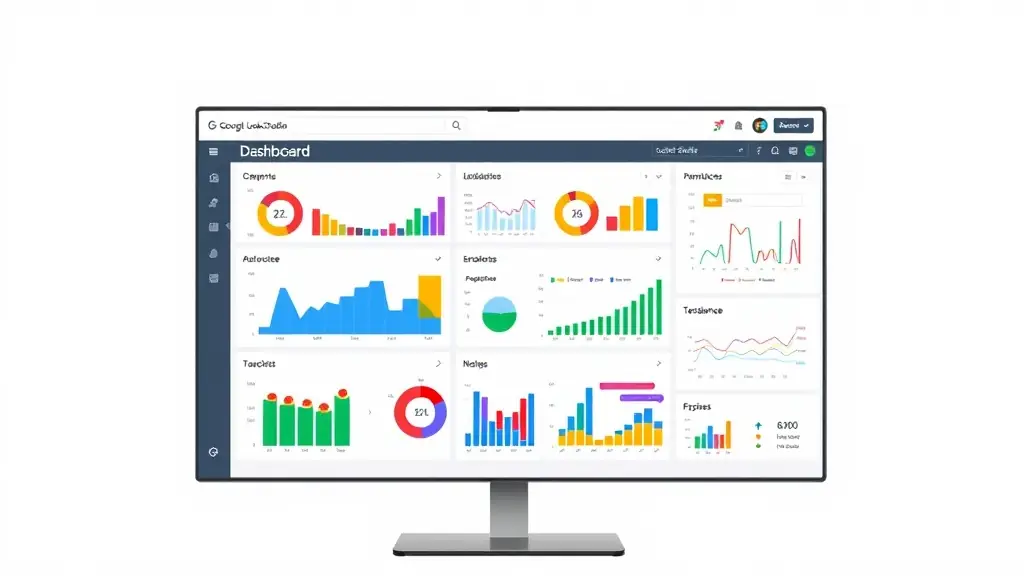 Screenshot of Google Looker Studio interface showing an interactive dashboard with charts and data visualizations.