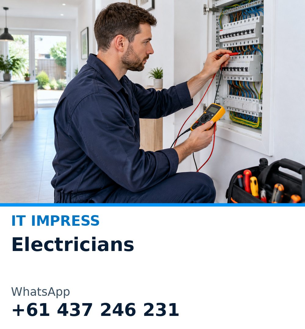 Electricians promotional illustration