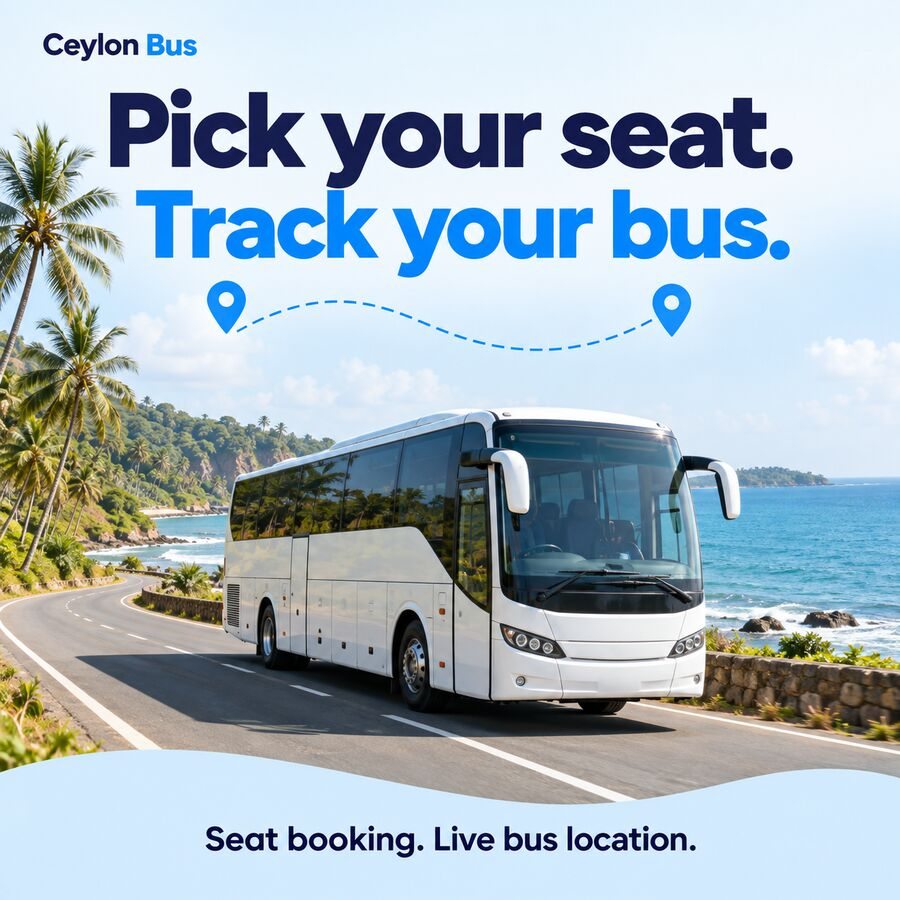 Ceylon Bus promotional illustration